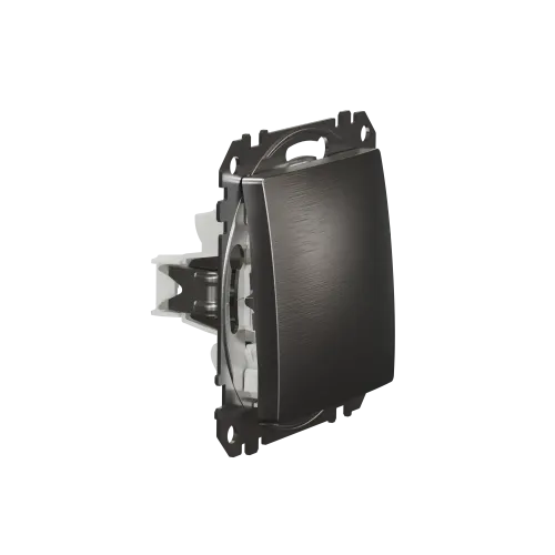 Кнопочный выключатель, матовый алюминий, Sedna Design Schneider Electric SDD170111U