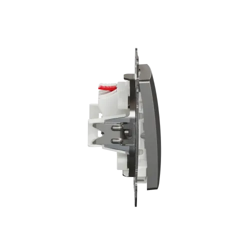 Кнопочный выключатель, матовый алюминий, Sedna Design Schneider Electric SDD170111U