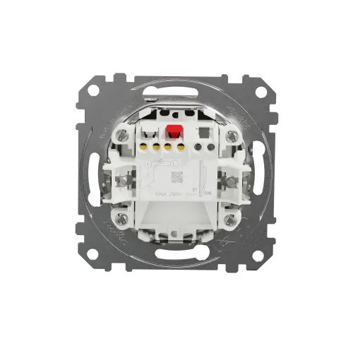 Кнопочный выключатель, матовый алюминий, Sedna Design Schneider Electric SDD170111U