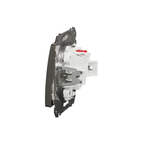 Кнопочный выключатель, матовый алюминий, Sedna Design Schneider Electric SDD170111U