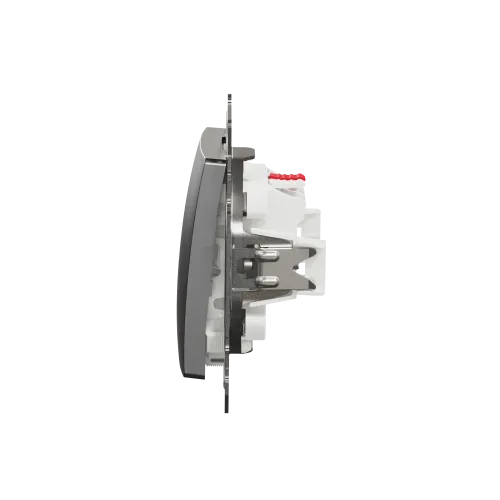 Кнопочный выключатель, матовый алюминий, Sedna Design Schneider Electric SDD170111U