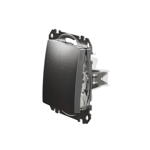 Кнопочный выключатель, матовый алюминий, Sedna Design Schneider Electric SDD170111U