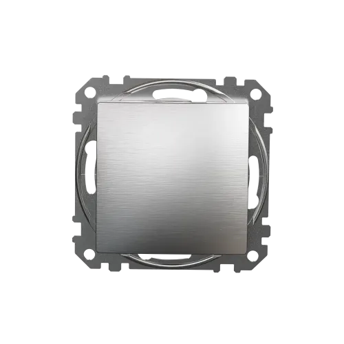 Кнопочный выключатель, матовый алюминий, Sedna Design Schneider Electric SDD170111U