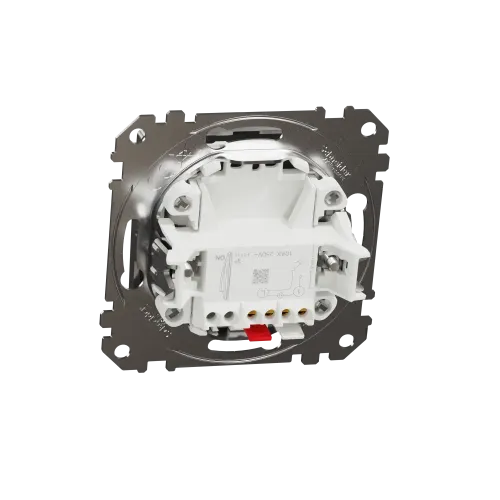 Кнопочный выключатель, матовый алюминий, Sedna Design Schneider Electric SDD170111U