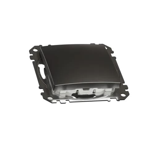 Кнопочный выключатель, матовый алюминий, Sedna Design Schneider Electric SDD170111U