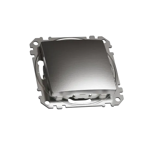 Кнопочный выключатель, матовый алюминий, Sedna Design Schneider Electric SDD170111U