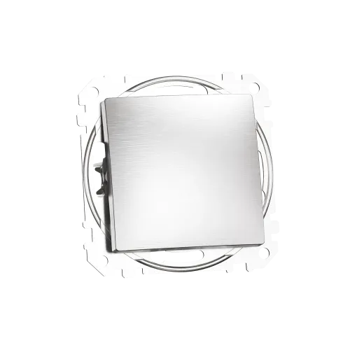 Кнопочный выключатель, матовый алюминий, Sedna Design Schneider Electric SDD170111U