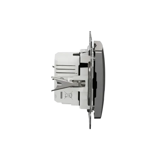 USB розетка A+C, матовый алюминий, Sedna Design Schneider Electric SDD170405U