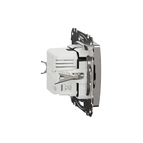 USB розетка A+C, матовый алюминий, Sedna Design Schneider Electric SDD170405U