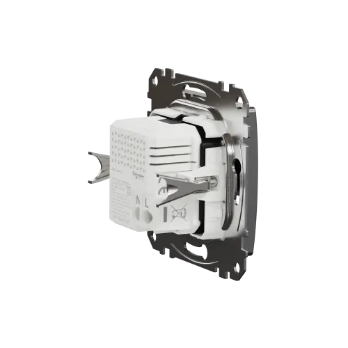 USB розетка A+C, матовый алюминий, Sedna Design Schneider Electric SDD170405U