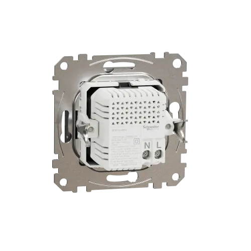 USB розетка A+C, матовый алюминий, Sedna Design Schneider Electric SDD170405U