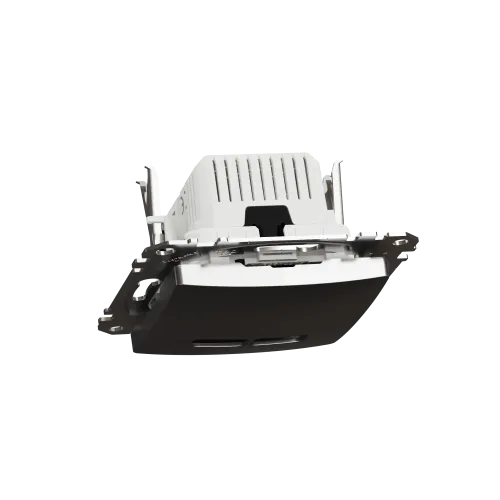 USB розетка A+C, матовый алюминий, Sedna Design Schneider Electric SDD170405U