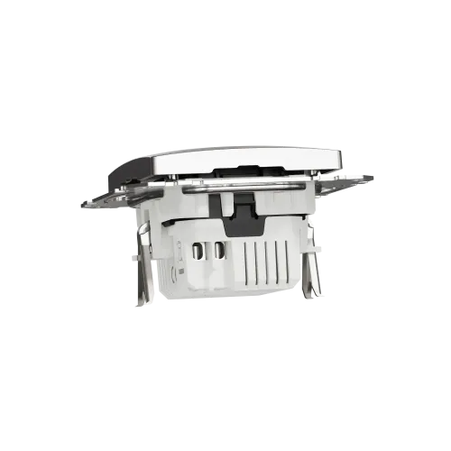 USB розетка A+C, матовый алюминий, Sedna Design Schneider Electric SDD170405U