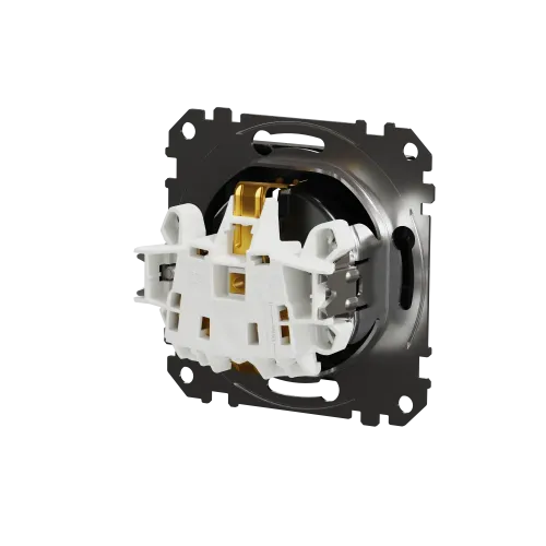Розетка с заземлением, матовый титан, Sedna Design Schneider Electric SDD172022U