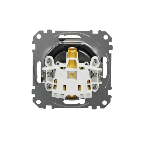 Розетка с заземлением, матовый титан, Sedna Design Schneider Electric SDD172022U