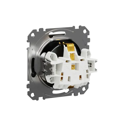 Розетка с заземлением, матовый титан, Sedna Design Schneider Electric SDD172022U