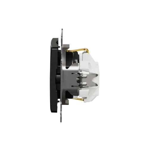 Розетка с заземлением, матовый титан, Sedna Design Schneider Electric SDD172022U