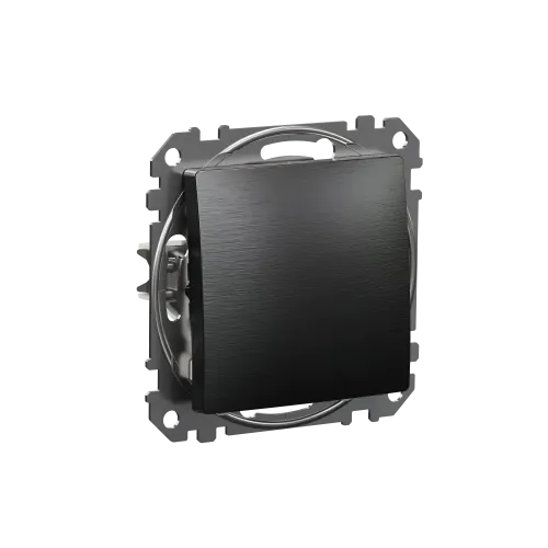 Одноклавишный выключатель, матовый титан, Sedna Design Schneider Electric SDD172101U
