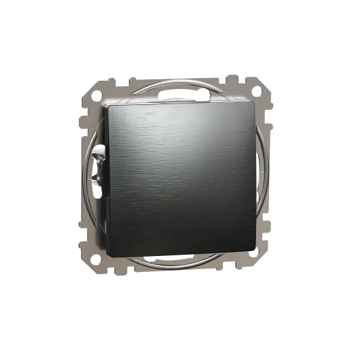 Одноклавишный выключатель, матовый титан, Sedna Design Schneider Electric SDD172101U