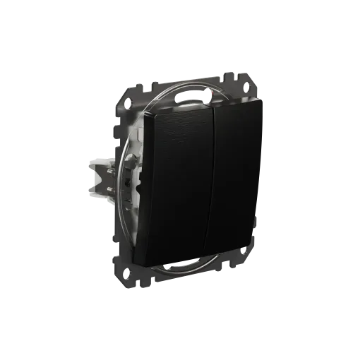 Двухклавишный выключатель, матовый титан, Sedna Design Schneider Electric SDD172105U