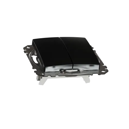Двухклавишный выключатель, матовый титан, Sedna Design Schneider Electric SDD172105U