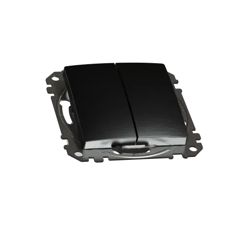 Двухклавишный выключатель, матовый титан, Sedna Design Schneider Electric SDD172105U
