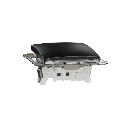 Проходной выключатель, матовый титан, Sedna Design Schneider Electric SDD172106U