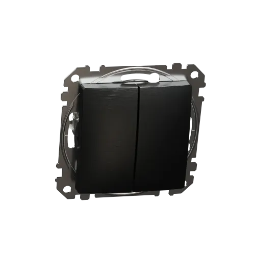 Проходной выключатель 2кл., матовый титан, Sedna Design Schneider Electric SDD172108U