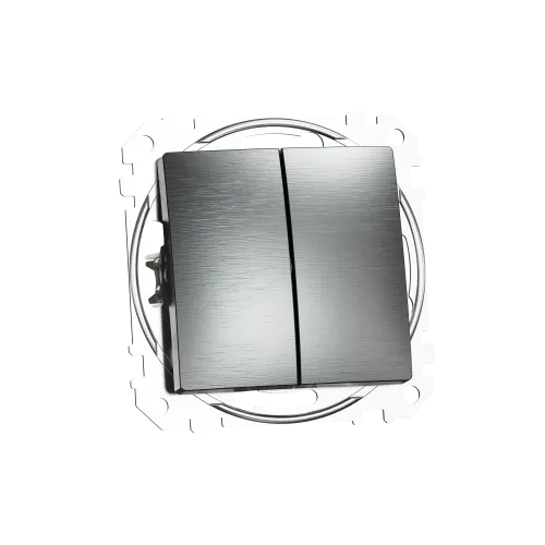 Проходной выключатель 2кл., матовый титан, Sedna Design Schneider Electric SDD172108U