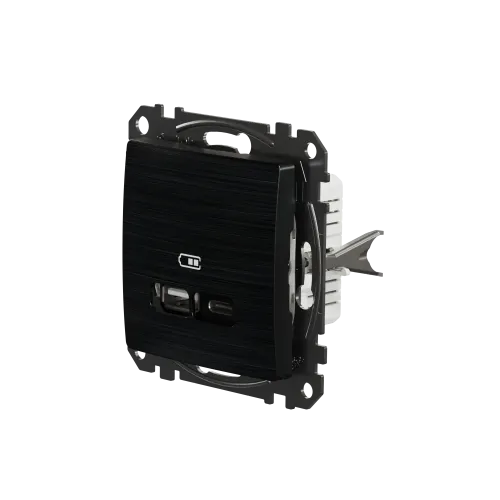 USB розетка A+C, матовый титан, Sedna Design Schneider Electric SDD172405U
