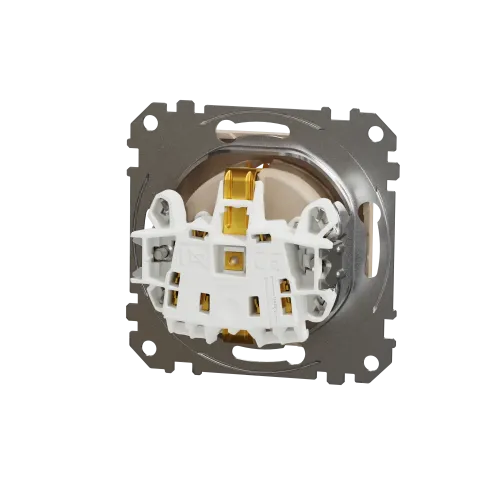 Розетка с заземлением, берёза, Sedna Design Schneider Electric SDD180022U