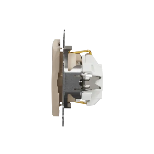 Розетка с заземлением, берёза, Sedna Design Schneider Electric SDD180022U