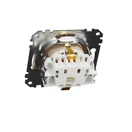 Розетка с заземлением, берёза, Sedna Design Schneider Electric SDD180022U
