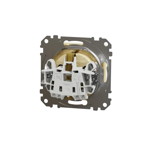 Розетка электрическая с крышкой, береза, Sedna Design SDD180024