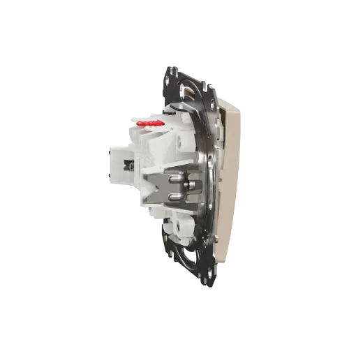 Двухклавишный выключатель, берёза, Sedna Design Schneider Electric SDD180105U