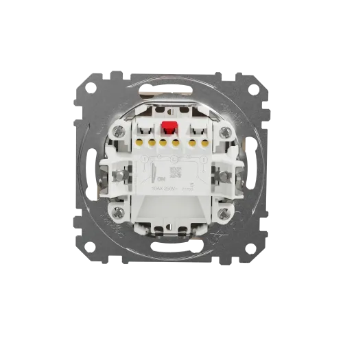 Двухклавишный выключатель, берёза, Sedna Design Schneider Electric SDD180105U