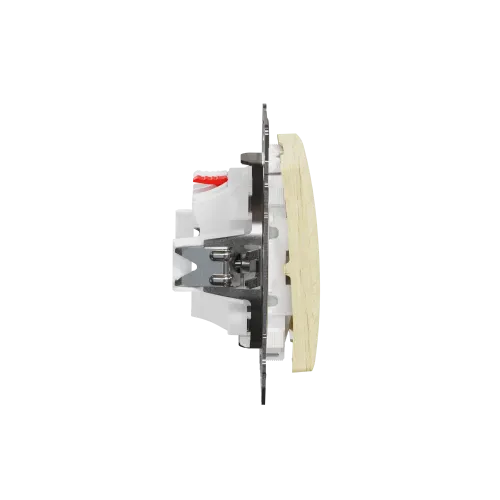Выключатель проходной 1 клавишный, береза, Sedna Design SDD180106