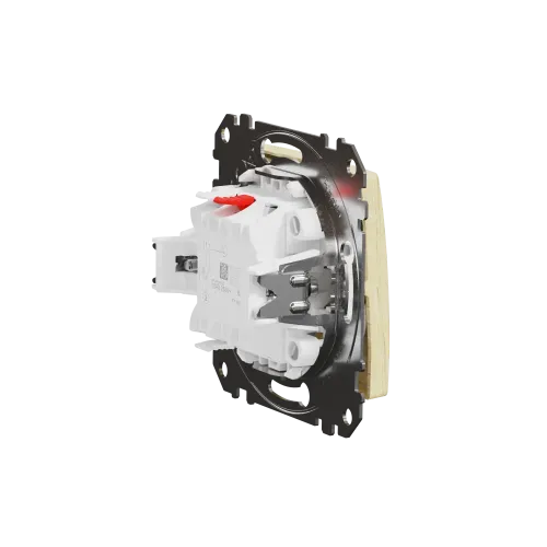 Выключатель проходной 1 клавишный, береза, Sedna Design SDD180106