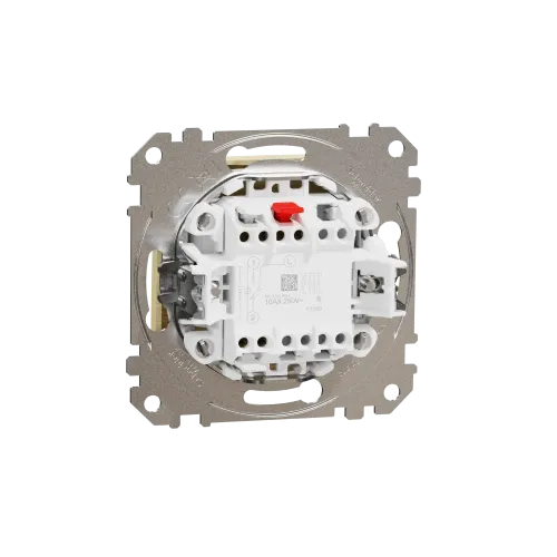 Выключатель проходной 1 клавишный, береза, Sedna Design SDD180106