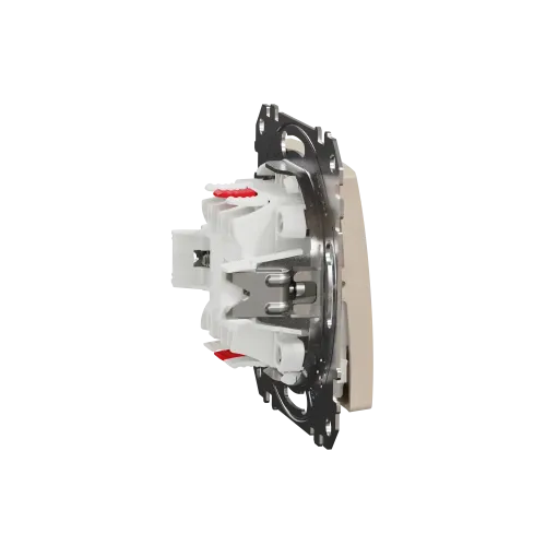 Проходной выключатель 2кл., берёза, Sedna Design Schneider Electric SDD180108U