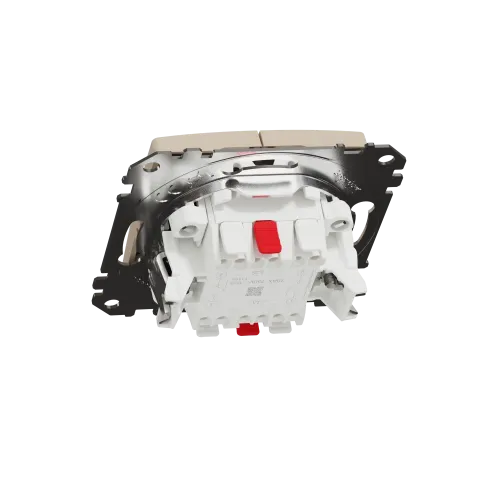 Проходной выключатель 2кл., берёза, Sedna Design Schneider Electric SDD180108U