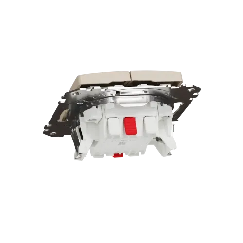 Проходной выключатель 2кл., берёза, Sedna Design Schneider Electric SDD180108U
