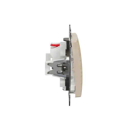 Кнопочный выключатель, берёза, Sedna Design Schneider Electric SDD180111U