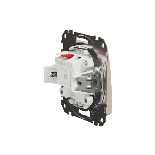 Кнопочный выключатель, берёза, Sedna Design Schneider Electric SDD180111U