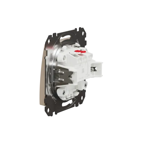 Кнопочный выключатель, берёза, Sedna Design Schneider Electric SDD180111U