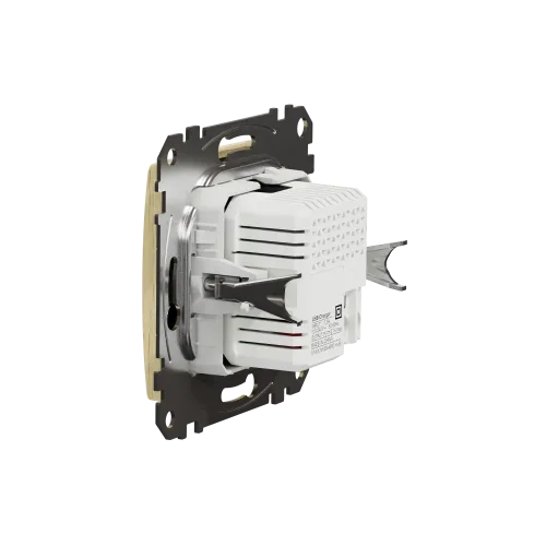 Розетка USB тип A+A, береза, Sedna Design SDD180401
