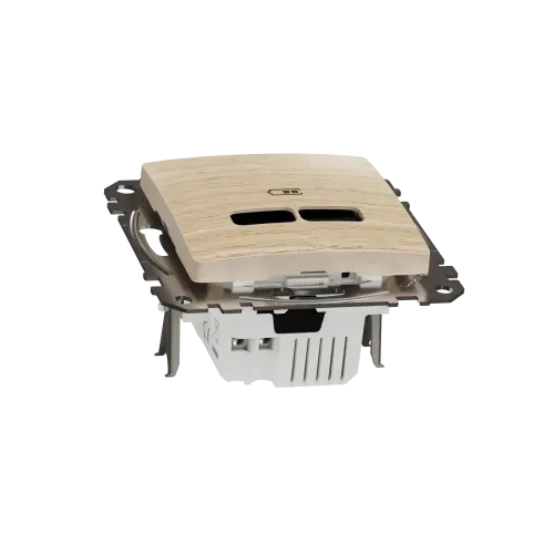 USB розетка A+C, берёза, Sedna Design Schneider Electric SDD180405U