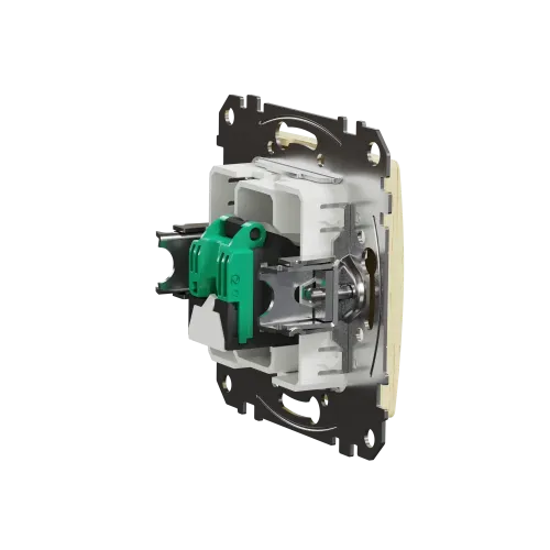 Компьютерная розетка RJ45 кат. 5е UTP, береза, Sedna Design SDD180451