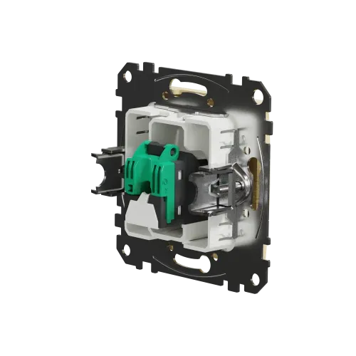 Компьютерная розетка RJ45 кат. 5е UTP, береза, Sedna Design SDD180451