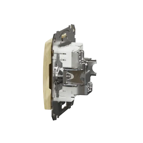 Розетка телевизионная конечная, береза, Sedna Design SDD180471